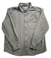 Eddie Bauer Shirt Mens 2XL Classic Fit Button Up Long Sleeve Pocket Fall 2016