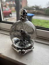 Large Raven Snow Globe