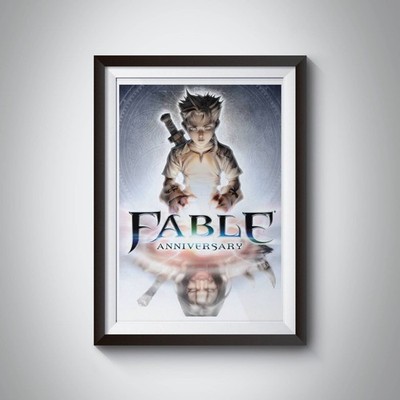 Fable Anniversary Gaming Gamer A4 Poster Xbox Spielzimmer Wandbild Kunstdruck