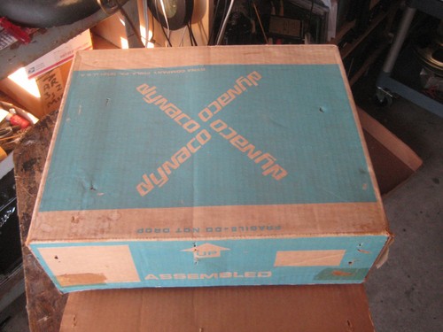 Dynaco PAT-4 original packing box with styrofoam supports