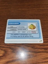 Pokemon Battle Card E Reader Ruby Gameboy Advance 2003 Pumkin Berry Mint