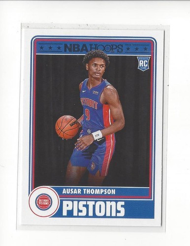 2023-24 Hoops #293 Ausar Thompson RC Rookie Pistons