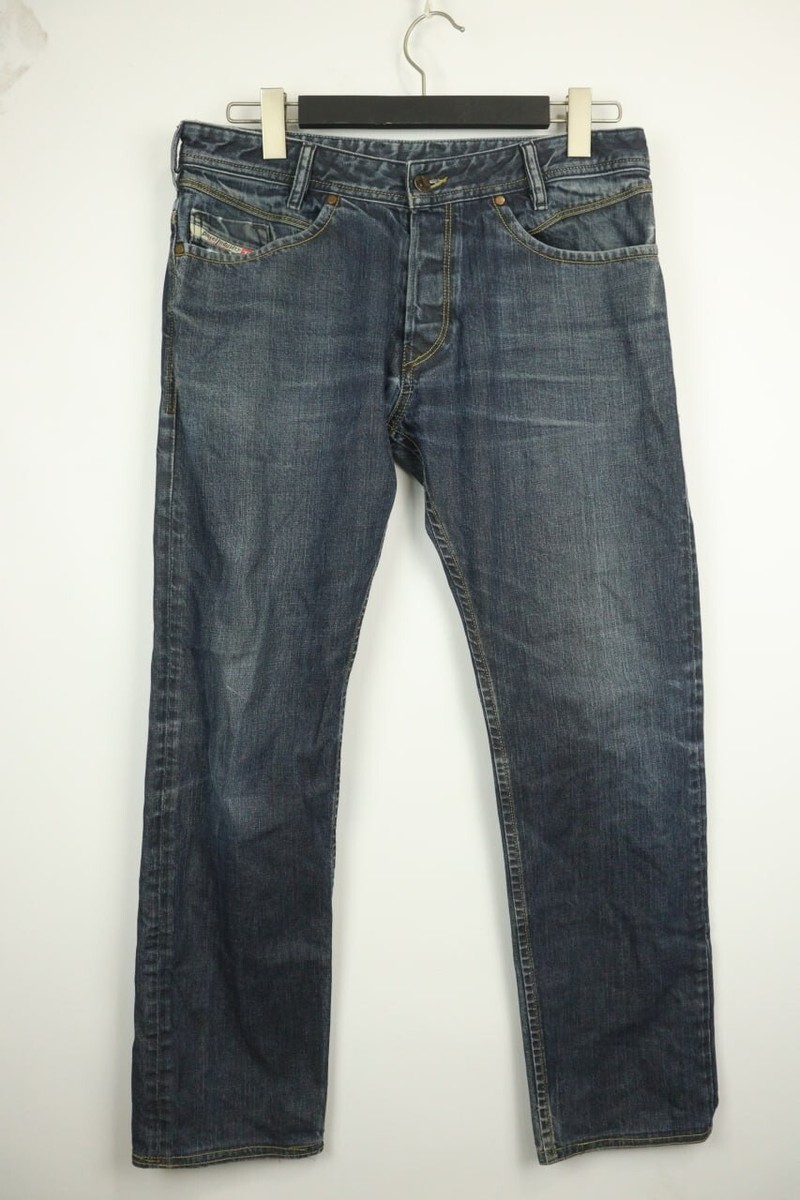 DIESEL IAKOP Denim Wash 0088Z REGULAR SLIM TAPERED Jeans W32 L32