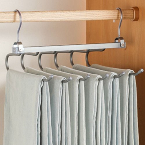 Aluminium Magische Hosen-Kleiderbügel Schal-Organizer Hosen Jeans Hosen - Bild 14 von 14