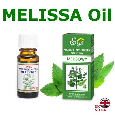 MELISSA Oil 10ml Essential Oils 100% Pure Olejek Melisowy ETJA
