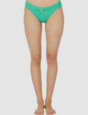  99 Trina Turk Women's Blue Cascais Wave Basic Hipster Swim Bottom Size Smal 14
