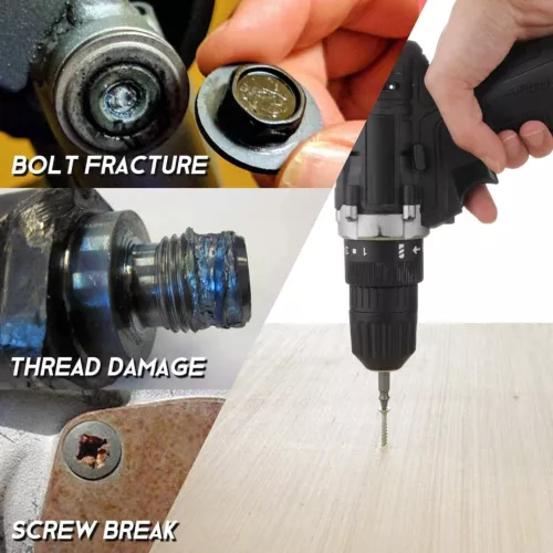 Juego de Extractor de Tornillos Despojado Daño Roto Perno Removedor Broca Kit de Herramientas de Mano - Imagen 7 de 11