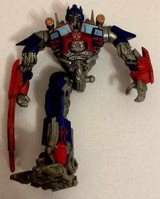 7'' Optimus Prime Action Figure Hasbro Transformers 2011 PARTS Missing Leg