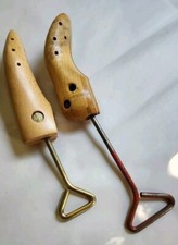 Lot of 2 Vintage Womens Professional Wood Shoe Stretchers Red Head  Slovenia