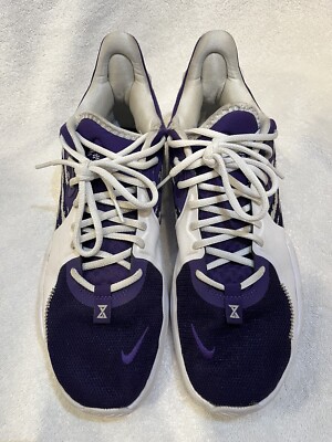NIKE PG-5バスケットボールシューズ ホワイト/パープル Nike PG 5 White Purple Men Sz 10.5 Paul George Basketball Shoe