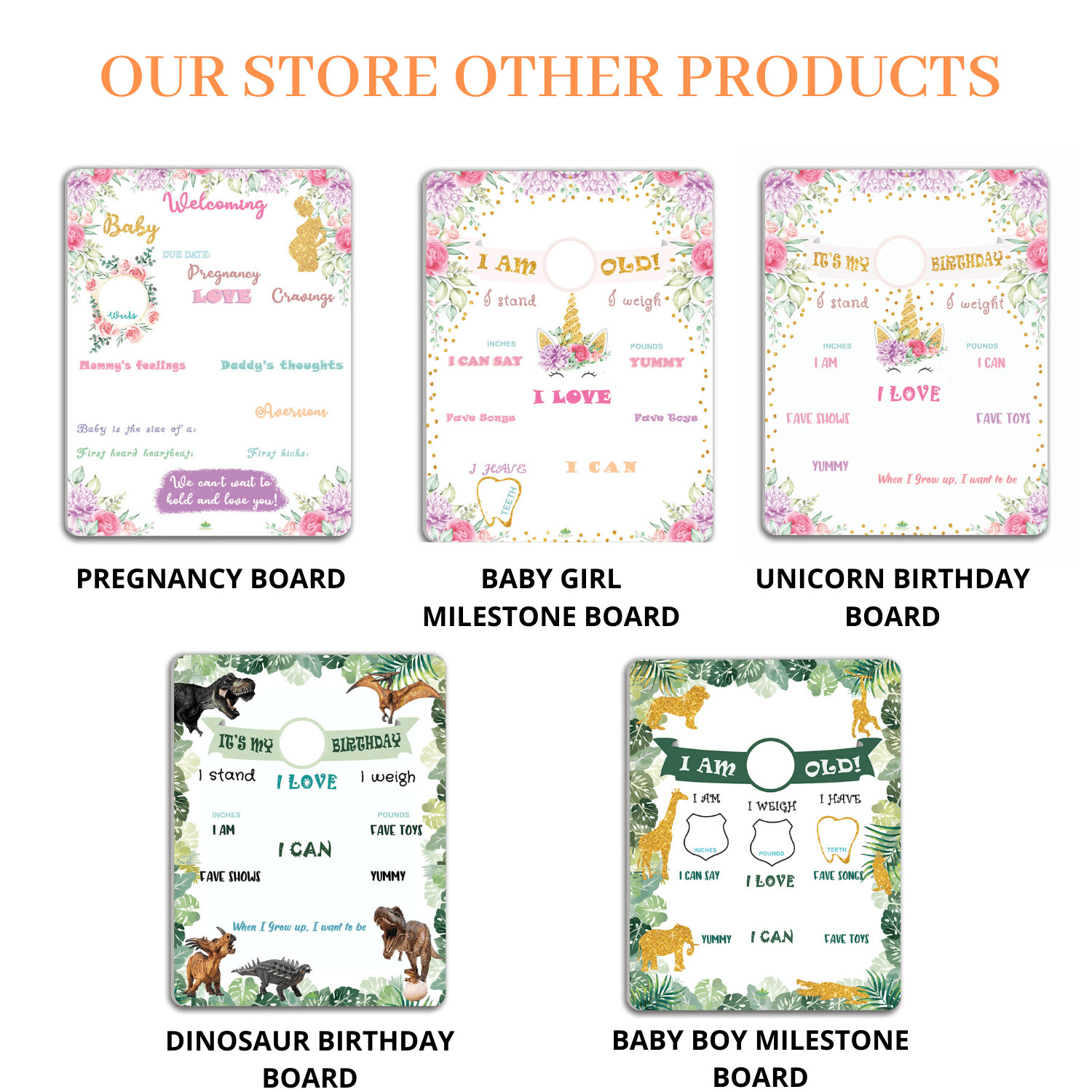 Baby Shower Games Fun Game Cards for Girls Boys Baby Shower Party