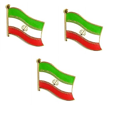 Pack of 3 International Flag Lapel, Tie and Hat Pins