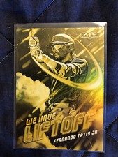 2021 Topps Fire Fernando Tatis Jr. We Have Liftoff Gold Minted Padres