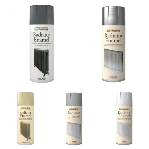 RustOleum Radiator Enamel Spray Paint Ultra Tough Matt Satin Gloss