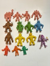 Vintage DIENER inc eraser lot of 16 Space Aliens monsters Robots 70's 80's