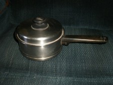 Vintage Lifetime Cookware Saucepan with Lid 1.5 Qt. 18-8 Stainless Steel