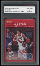 CJ Elleby 2020-21 Panini Instant 1st Graded 10 Retro Rated Rookie Card #RR44