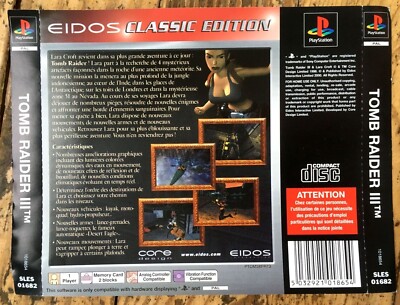 Tomb Raider III - Complet FR - Sony PlayStation 1 - Sous Blister - Neuf Sous Cellophane D'origine - Idéal Collectionneur