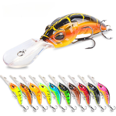 10PCS Swim Minnow Fishing Lure 10.4cm 14.5g Topwater Wobblers Crankbait Tackle