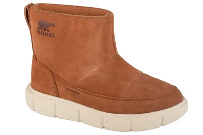 chaussures d'hiver Femme, Sorel Explorer III Slip-on WP, Marron - Photo 1/4