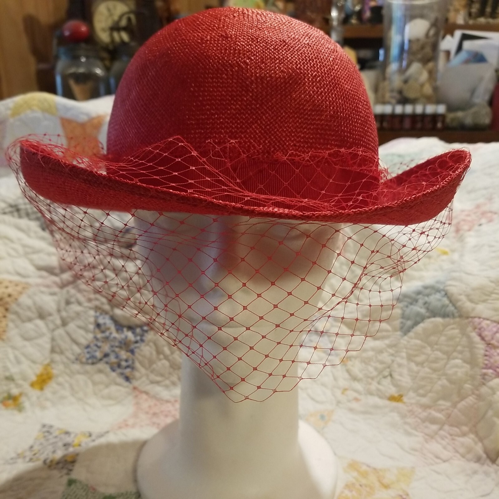 Miss Bierner Vintage Wide Brim Straw Hat Miss Bierner - Etsy main image 4