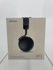 Photive HF1 Wireless Headphone Black Lightweight 12 Hours Batery Life