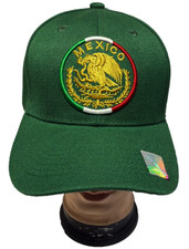 MEXICO FEDERAL EAGLE Flag 3D Embroidered Adjustable Baseball Cap Hats LOT 1-12pc