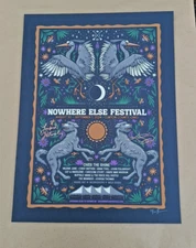 NEW! 2024 Nowhere Else Festival Poster SIGNED! by Over the Rhine WOW!