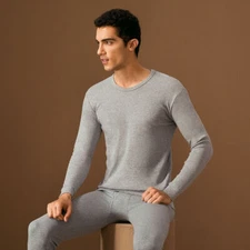 Men's Thermal Underwear Set Winter Base Layer Sport Long Johns Suit for Skiing