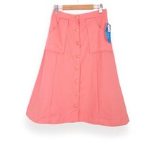 Chapter IV NOS Vintage Button Front Skirt 12