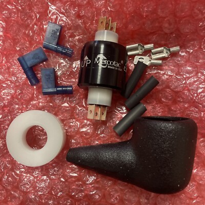 Made in USA Mercotac 330 Rotary Electric Connector 3 Conductor  with Boot Kit