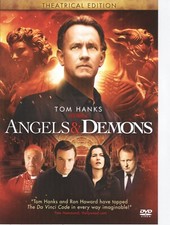 No Disc No Case ORIGINAL COVER ART Angels Demons 2009 DVD Cover Tom Hanks