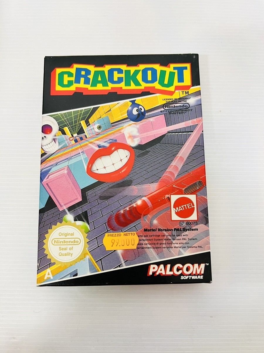 Nes Crackout Mattel Palcom Nintendo New