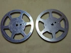 2pc empty 16mm Aluminum Metal film reel 5" 200ft movie take up 200'