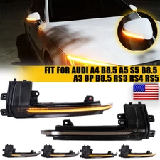 For Audi A4 A5 S5 A3 B8.5 Sequential Turn Signal Light Mirror Indicator Assembly