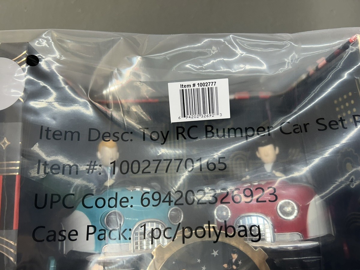 FAO Schwarz Nostalgic Model Remote Control Bumper Car Set R/C NEW IN BOX