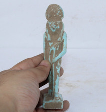 UNIQUE PHARAONIC HANDMADE ANCIENT EGYPTIAN HORUS Stand Statue (A+)