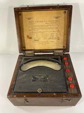 Vtg Jewell Portable DC Voltmeter Pattern No 2 Wood Case Electrical Instrument Co