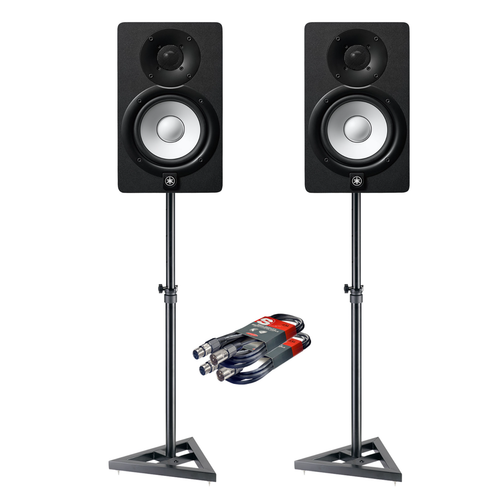 2x Yamaha HS7 Studio Monitor Speakers w 