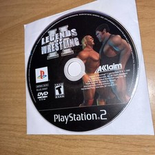 Legends of Wrestling II (PS2, 2002) Disc Only Ships Next Day!!