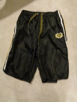 EVERLAST Boxershorts schwarz Medium mit gelben und weißen Streifen