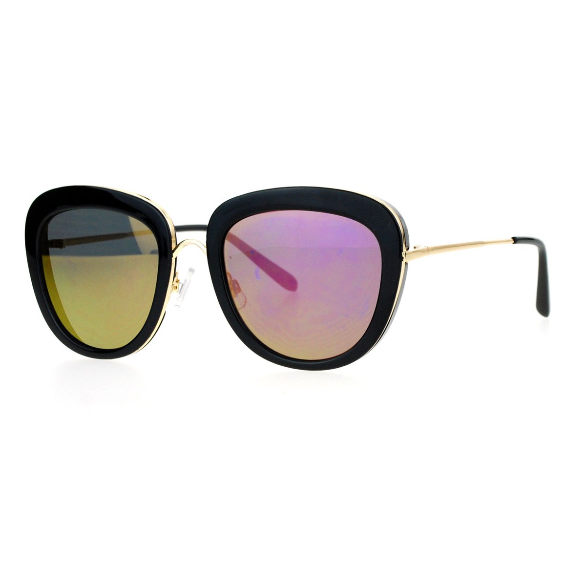Vintage Retro Sunglasses Womens Dual Square Frame Mirror  display picture 1