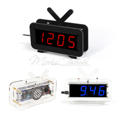 Digital LED Clock Production Kit Voice Version 51 Single Chip Computer Clock DIY