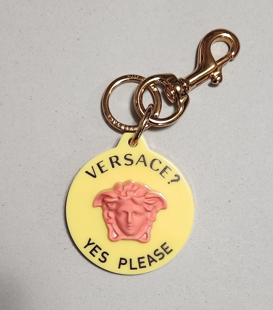 Shop Versace Medusa Metal Key Ring