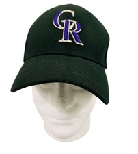 Colorado Rockies New Era 39 Thirty Size Sm/Med black baseball cap