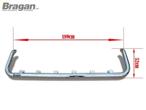 Roof Spot Light Bar For Mercedes Arocs Low Cab Stainless Steel Lorry Truck Front - Bild 4 von 6