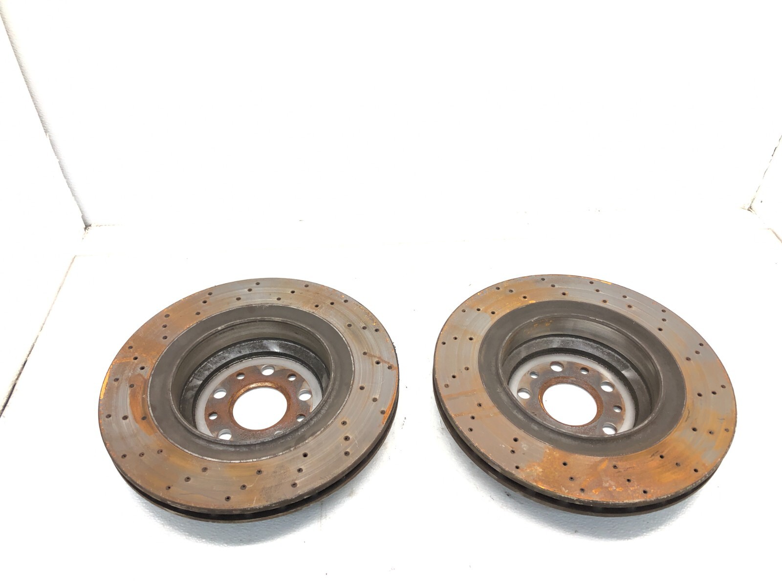 2014-2024 MASERATI GHIBLI S QUATTROPORTE REAR BRAKE DISC ROTOR SET X2 OEM