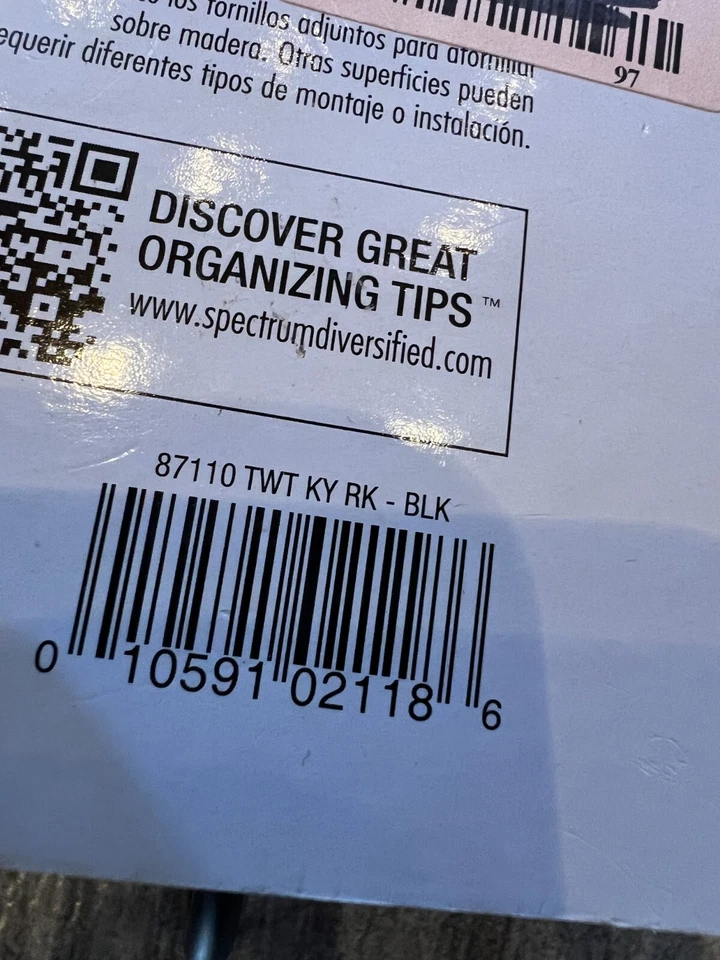 5 Крючок ключ стойка настенное крепление металлический черный твит птица пальто вешалка декор новый с Ярлыками вися - Изображение 4 из 4