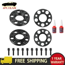 4PCS 12MM+15MM 5x112 Hubcentric Wheel Spacers 14x1.5 For W202 W203 W204 W220 New