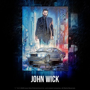 Displate Limited Edition John Wick's Mustang